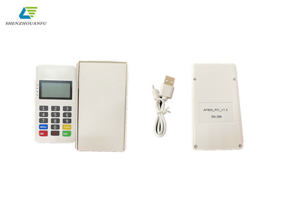 Wi-Fi Bağlantısı Mini POS Terminali Beyaz Kare Satış Noktası Terminali