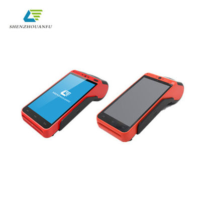 3000mAh Pilli Suya Dayanıklı Mini POS Terminali Dört Çekirdekli İşlemci