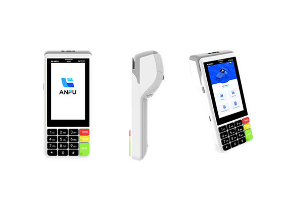 ANFU EMV sertifikalı Android Mobil Akıllı Ödeme POS 4g Elde Taşıma Kart Ödeme NFC Okuyucu ile POS Terminalleri