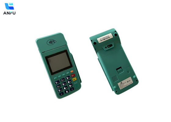 Kablosuz POS sistemi 2.4 inçlik dokunmatik ekran Akıllı El POS terminali PCI 6.0 sertifikalı makine