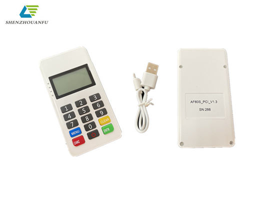 MPOS Swipe Pos Satın Alma Terminali EMV PCI Temassız, 4 Sinyal Işıklı