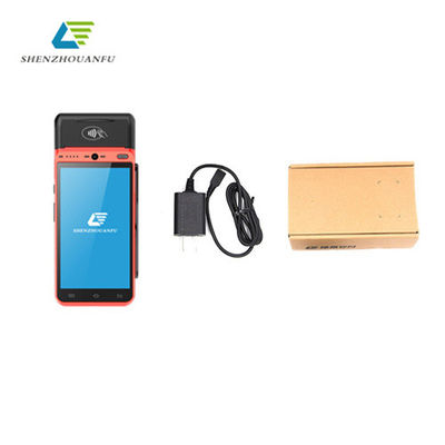 Parmak İzi Tarayıcılı Suya Dayanıklı Akıllı POS Terminalleri Pos Kart Makinesi