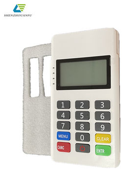 Beyaz Mini POS Terminali Akıllı Mobil Ödeme Terminali ODM PCI Sertifikası
