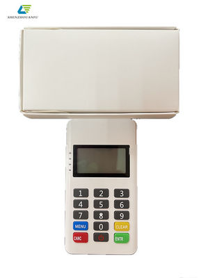 Beyaz Mini POS Terminali Akıllı Mobil Ödeme Terminali ODM PCI Sertifikası