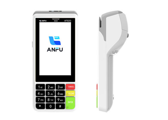 BT Kablosuz POS Terminal Taraması NFC ve 58mm yazıcı ile 1D 2D QR Barcode Tarayıcısı