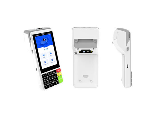 Vergi Kontrolü İçin 4 Inç Politikalar Akıllı El POS Android POS Terminal 58 mm Sıcak makbuz yazıcısı ile