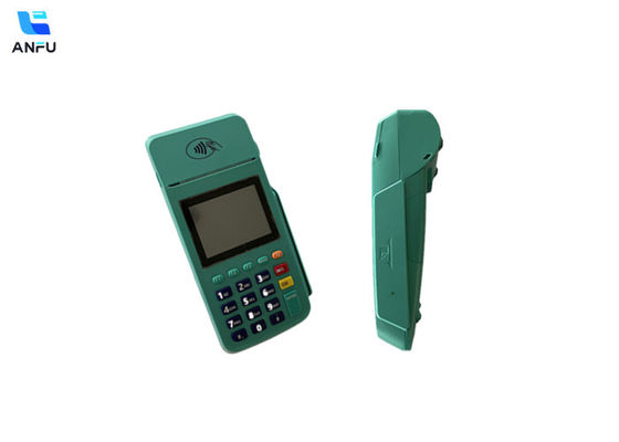 Kablosuz POS sistemi 2.4 inçlik dokunmatik ekran Akıllı El POS terminali PCI 6.0 sertifikalı makine