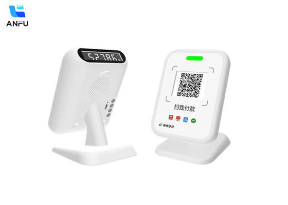 Statik Pos Sistemi Ödeme QR kodu ile sesli hoparlör ses kutusu perakende endüstrisi için ödeme
